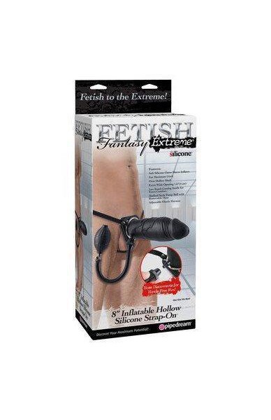 Fetish Fantasy Extreme 8'' Inflatable Silicone Hollow Strap-On — image 4 of 4