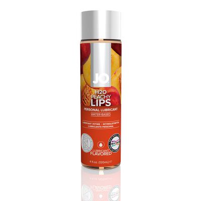 System JO Peachy Lips H2o Flavoured Lubricant 120ml