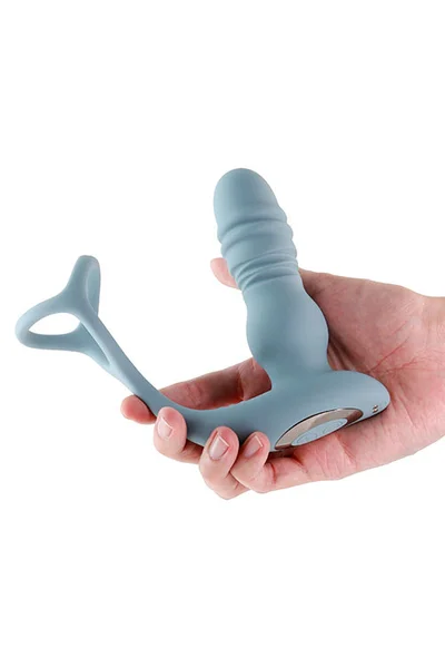 nsnovelties The Handyman 5.7" Remote Controlled Thrusting Prostate Massager with Attached Cock Ring — image 15 of 20