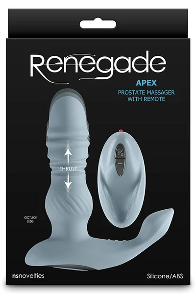 nsnovelties Renegade Apex 5.6" Remote Controlled Thrusting Prostate Massager — image 8 of 10