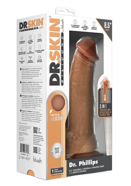 Dr. Skin Dr. Phillips 8.5 Inch Thrusting Vibe — image 15 of 15