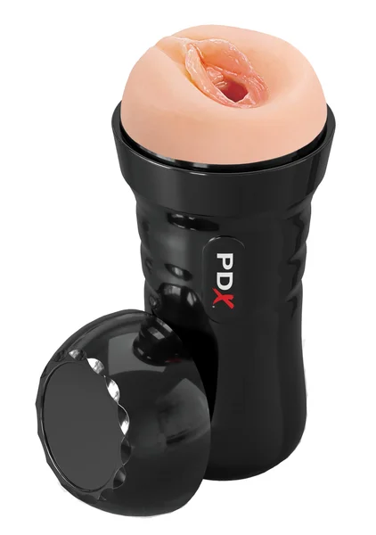 PDX Wet Pussies Super Juicy Snatch Stroker in Brown — image 9 of 17
