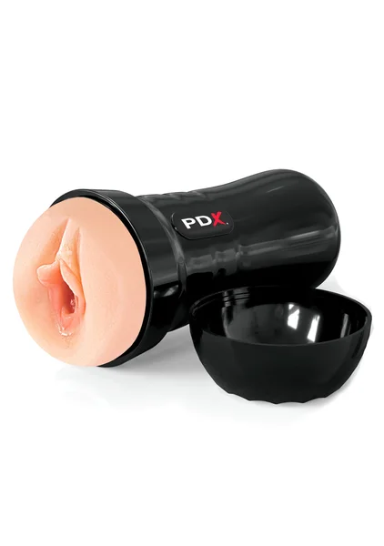 PDX Wet Pussies Super Juicy Snatch Stroker in Brown — image 8 of 17