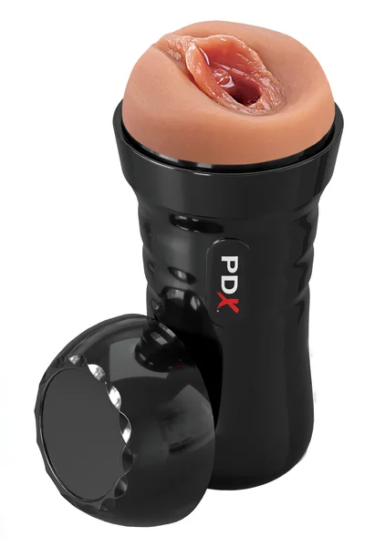 PDX Wet Pussies Super Juicy Snatch Stroker in Brown — image 14 of 17