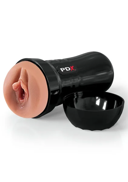 PDX Wet Pussies Super Juicy Snatch Stroker in Brown — image 13 of 17