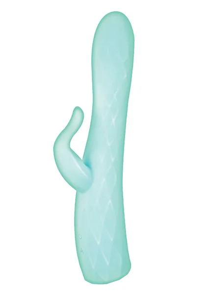 Goddess Heat Up Rotating Rabbit Vibe in Aqua — image 7 of 11