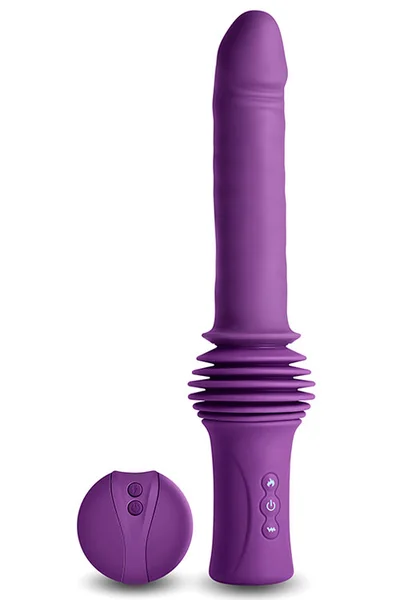 nsnovelties Super Stroker Remote Controlled 14.5" Thrusting Heated Vibrator with Suction Cup Base — image 8 of 12