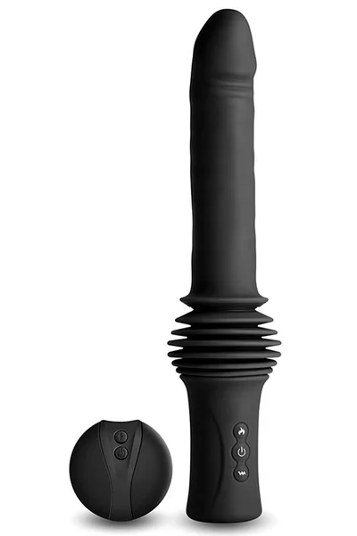 nsnovelties Super Stroker Remote Controlled 14.5" Heated Thrusting Vibrator with Suction Cup Base — image 14 of 18