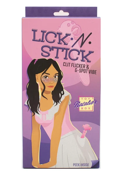 Natalie's Toybox Lick N’ Stick Clit Flicker & G-Spot Vibrator — image 7 of 7