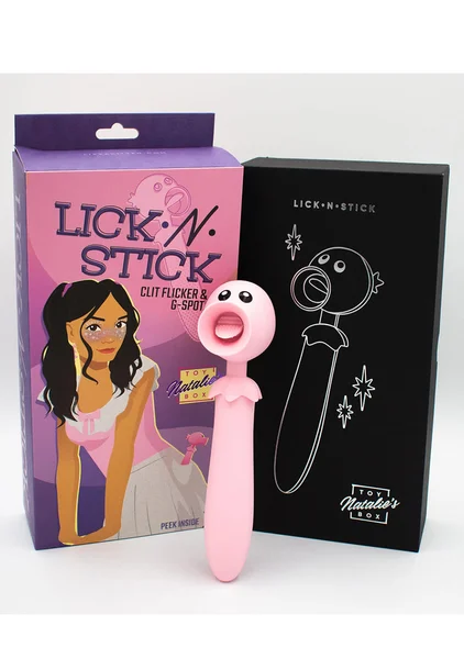 Natalie's Toybox Lick N’ Stick Clit Flicker & G-Spot Vibrator — image 6 of 7