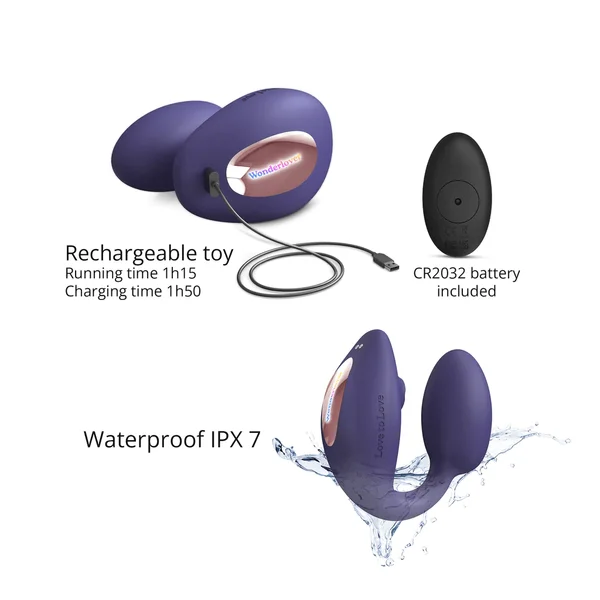 Love To Love WonderLover Clitoral and G-Spot Vibrator — image 4 of 20
