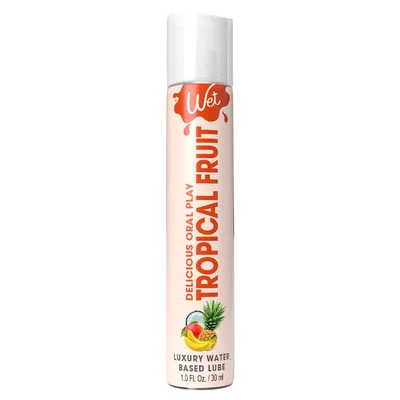 Lubricante humedo con sabor a explosion tropical