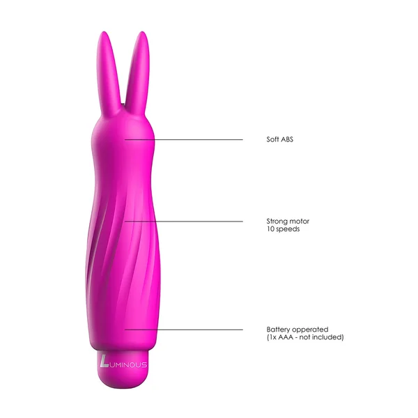 Luminous Sofia Ultra Soft Silicone 10-Speed Bunny Bullet Vibrator