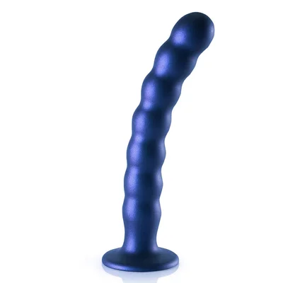 Ouch Beaded Silicone 8 Inch G Spot Dildo