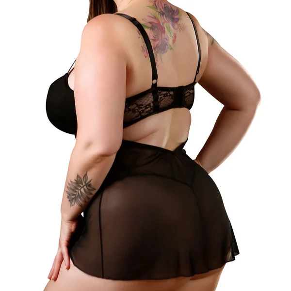 Fantasy Lingerie Curve Emily Strappy Chemise & G-String Panty Set — image 2 of 3