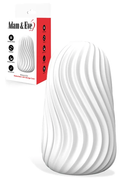 Adam and Eve Stroke & Go 3.5" Travel Stroker with Storage Case — image 7 of 12