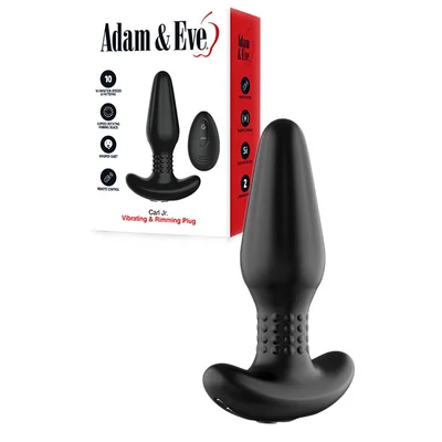 Adam and Eve Carl Jnr 5 7 Vibrating Rimming Butt Plug