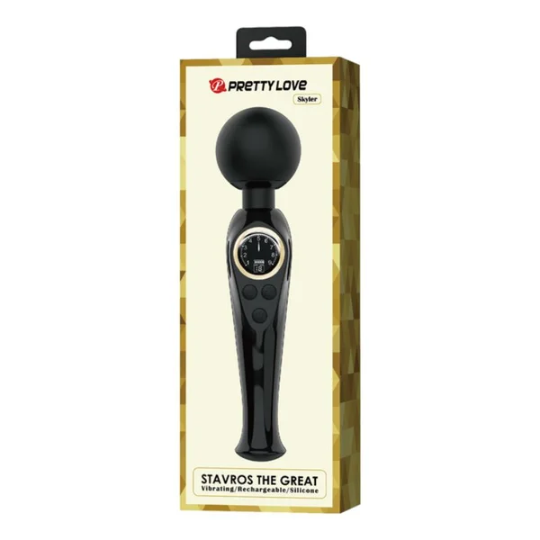 Pretty Love Rechargeable Wand Skyler - Black — image 3 of 3