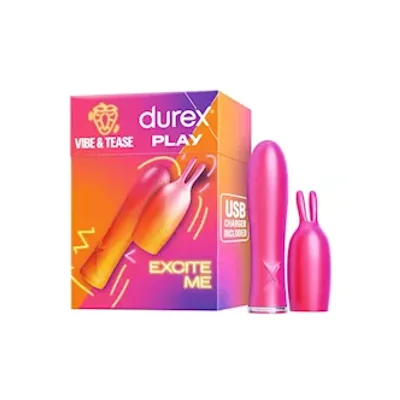 Durex Play Vibe Tease 2 In 1 Vibrator Teaser Tip