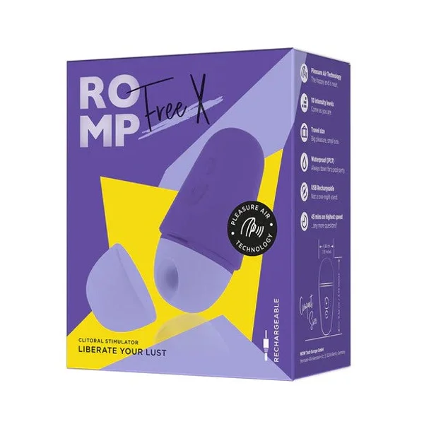 Romp Free X Clitoral Stimulator - Purple — image 3 of 10