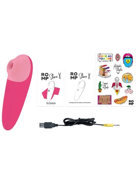 Romp Shine X Clitoral Stimulator - Pink — image 11 of 13