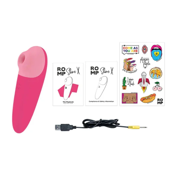 Romp Shine X Clitoral Stimulator - Pink — image 3 of 10
