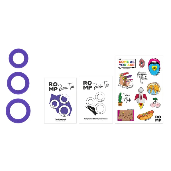 Romp - Remix Trio Male Rings – Violet — image 9 of 9