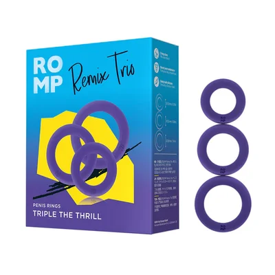 Romp Remix Trio Male Rings Violet