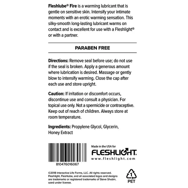 Fleshlube Fire 8Oz Lubricant — image 2 of 2
