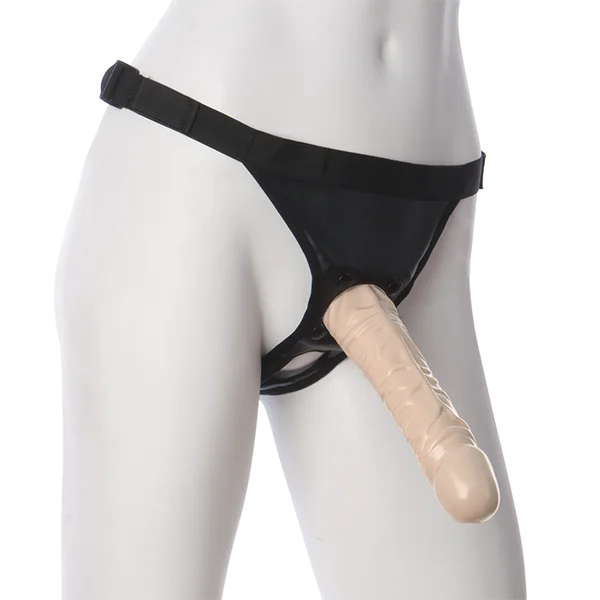 Vac-U-Lock Strap On Harness Set - 1 8" Dong With Harness 2 + Plug — image 2 of 2