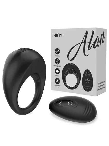 Winyi Alan Remote Control Vibrating Cock Ring — image 7 of 8