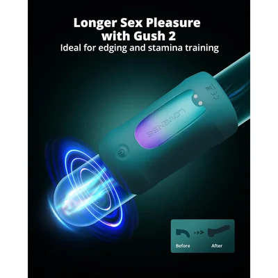 Lovense Gush 2 targeted oscillation for edging and stamina training