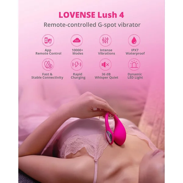 Lovense Lush 4 Remote Control G-Spot Vibrator — image 14 of 23