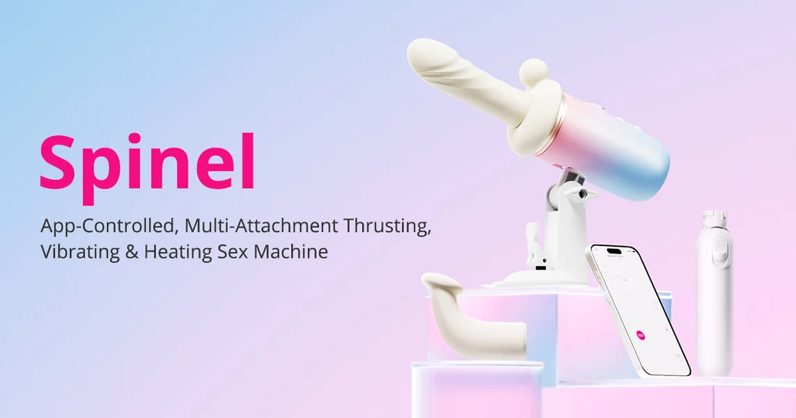 Lovense Spinel App-Controlled Thrusting Vibrating Dildo