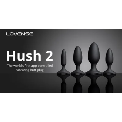 lovense hush 2 app controlled vibrating butt plug