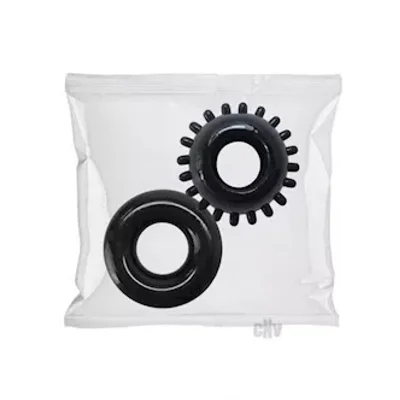 rock solid c ring 2pk refill 50pc blk