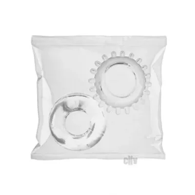 rock solid c ring 2pk refill 50pc clr
