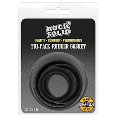 rock solid tri pk rubber gasket black