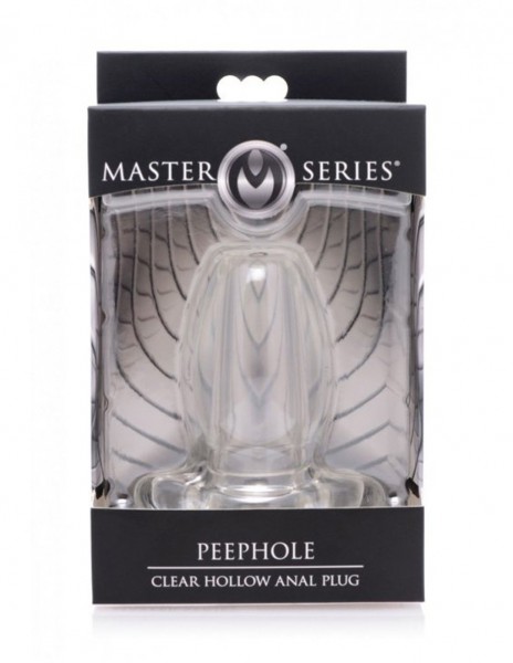 XR Brands Master Series Clear Hollow Anal Plug — image 11 of 12
