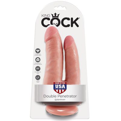 King Cock Double Penetrating Dildo