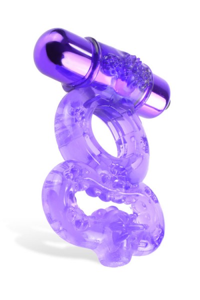Pipedream Super-Stretchy Vibrating Dual Cock Ring