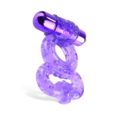 Pipedream Super Stretchy Vibrating Dual Cock Ring