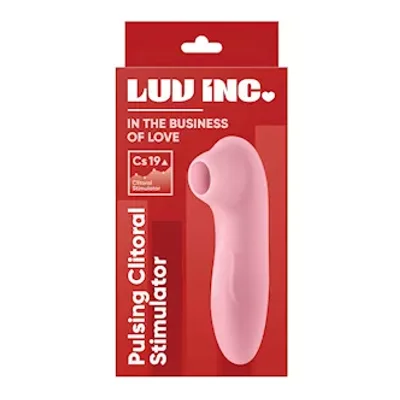 luv inc pulsing clitoral stimulator light pink
