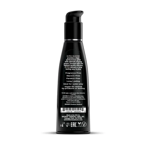 Wicked Ultra - Silicone Lubricant - 120 ml (4 oz) Bottle — image 2 of 2