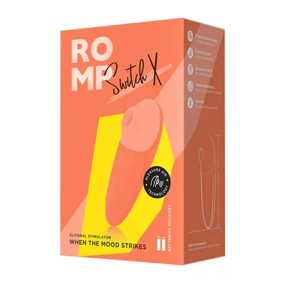 romp switch x clitoral stimulator orange