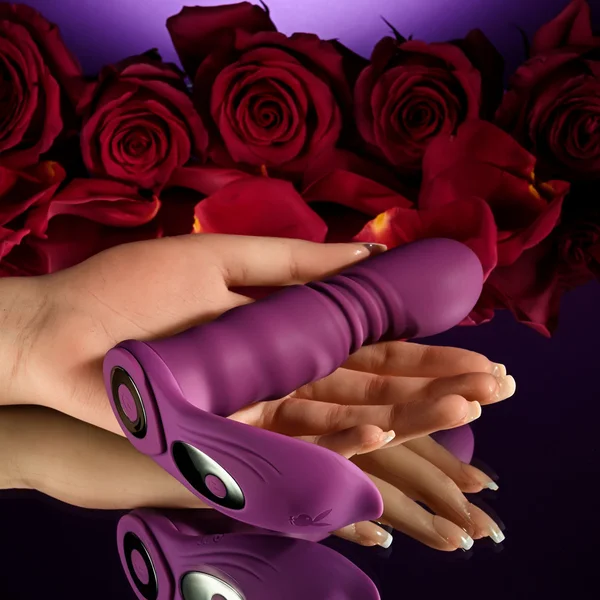 Playboy Pleasure MATCH PLAY - Pink USB Rechargeable with C-Ring Attachment — image 4 of 9