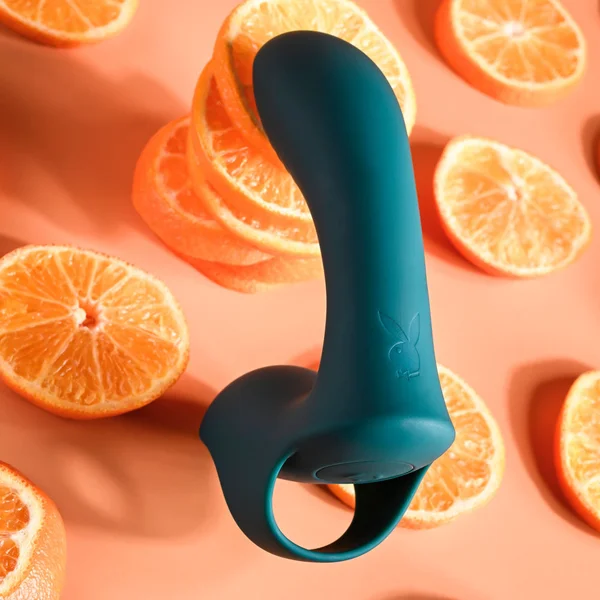 Playboy Pleasure WRAPPED AROUND YOUR FINGER - Green USB Rechargeable Finger Stimulator — image 7 of 9