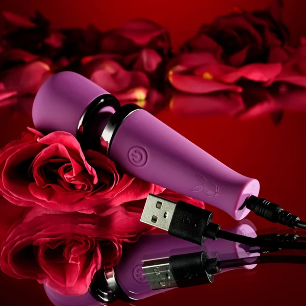 Playboy Pleasure MIC DROP - Purple 11.4 cm USB Rechargeable Vibrating Mini Massage Wand — image 9 of 9