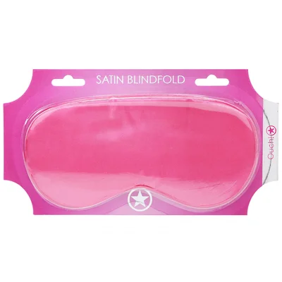ouch satin mask pink pink eye mask