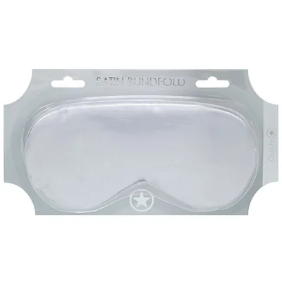 ouch satin mask silver silver eye mask